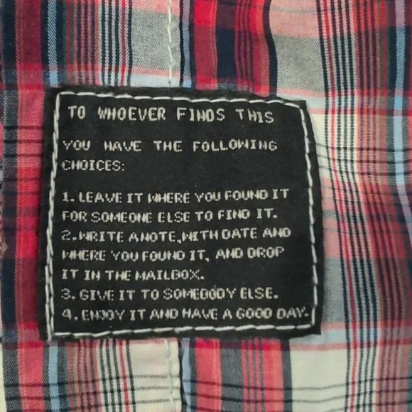 Scotch & Soda Men's Medium Western Long Sleeve Snap Button Down Plaid Shirt - Picture 9 of 16